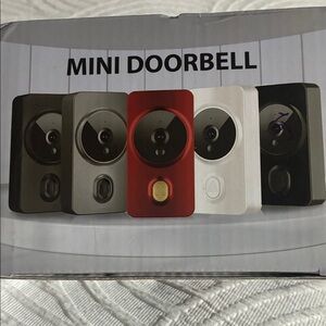 YNS Generic Mini Doorbell - Red, White, Black